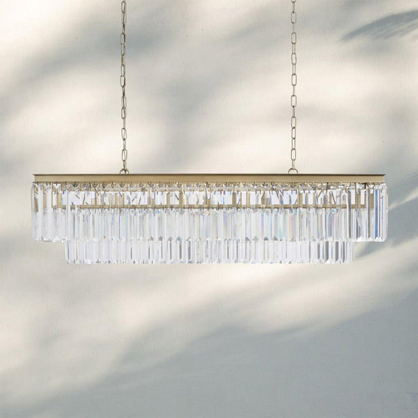 Layland Tiered Rectangular Chandelier-