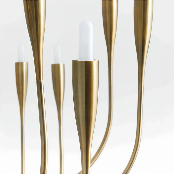 Liona Large Brass Candelabra Chandelier Light-