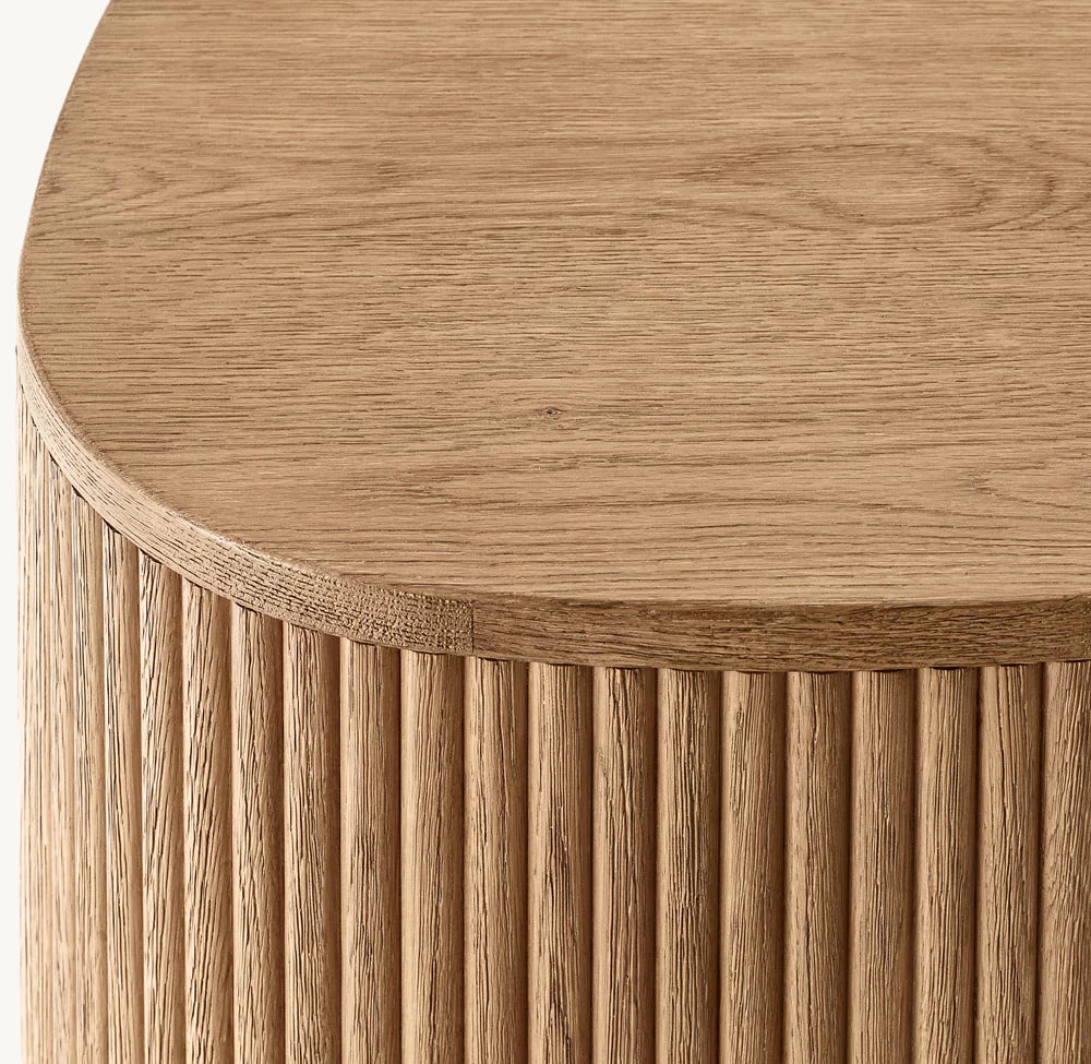 Mulho Wood Square Side Table
