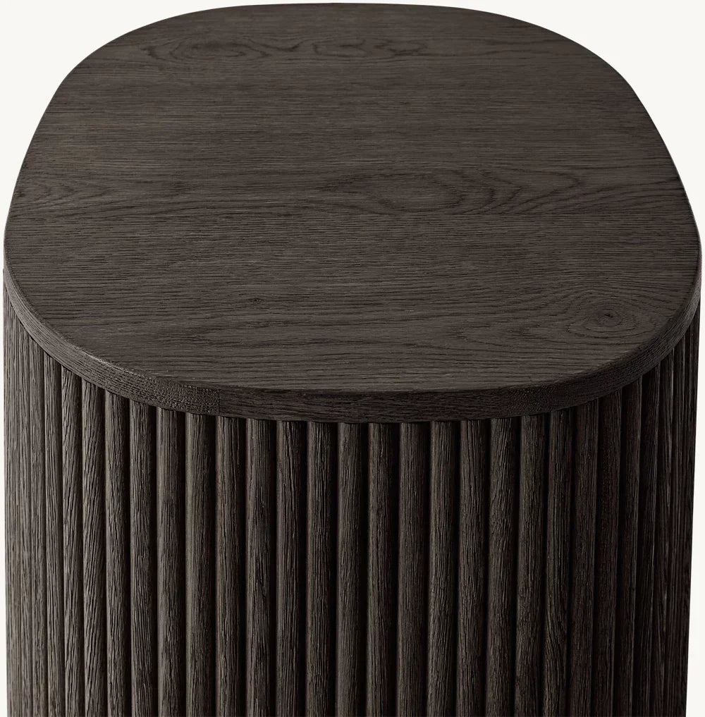 Mulho Wood Square Side Table
