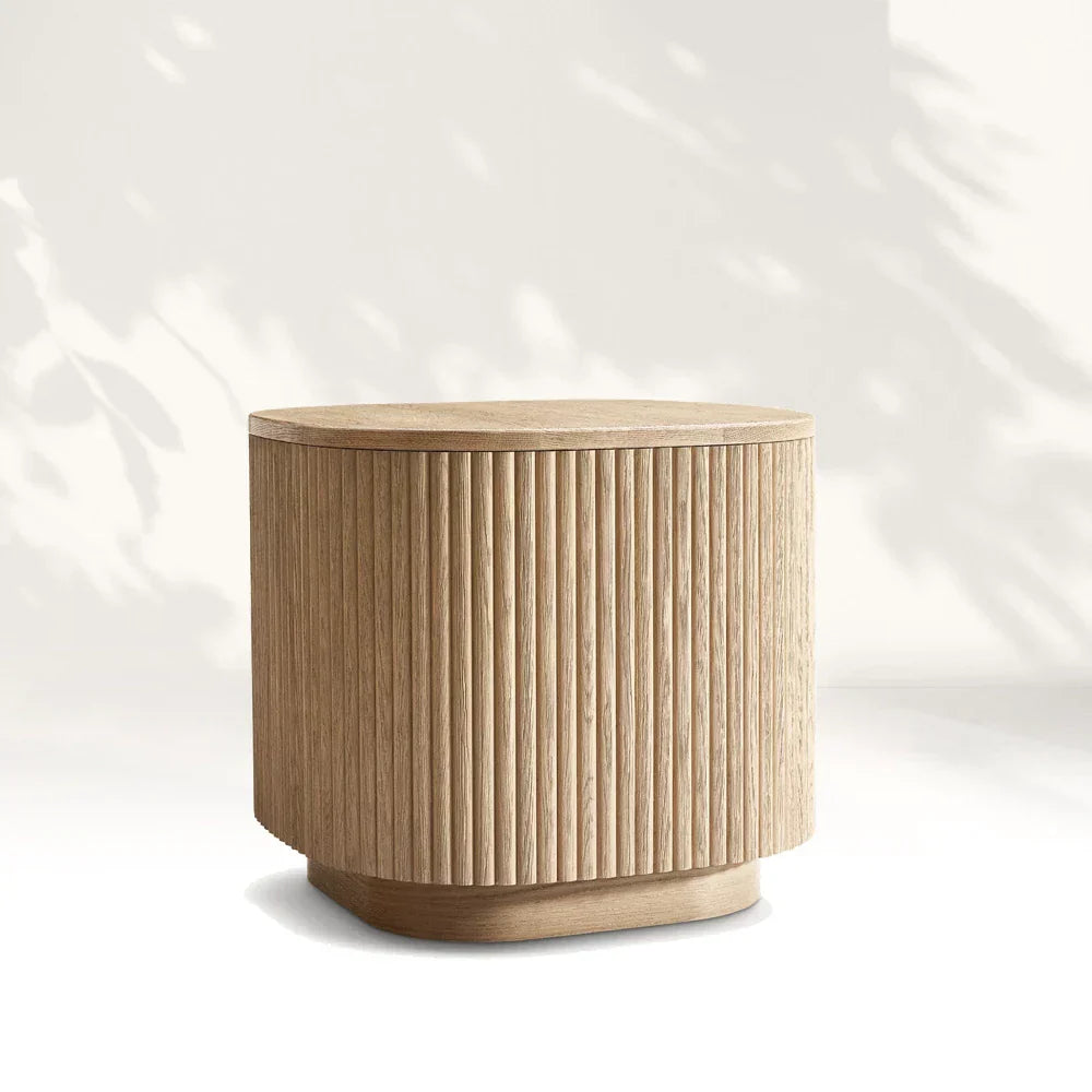 Mulho Wood Square Side Table
