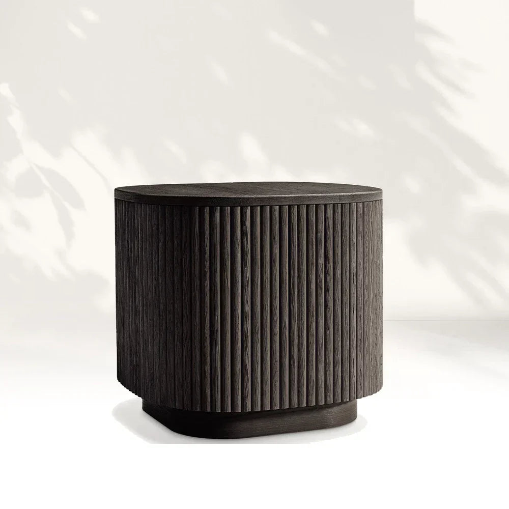 Mulho Wood Square Side Table
