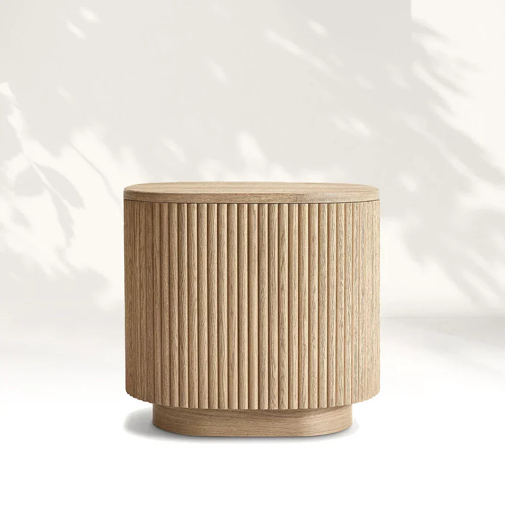 Mulho Wood Square Side Table