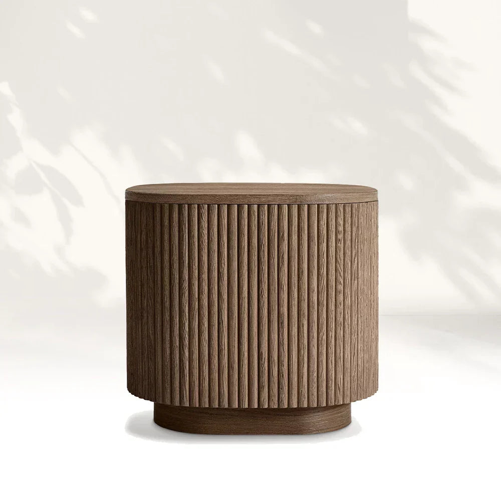 Mulho Wood Square Side Table