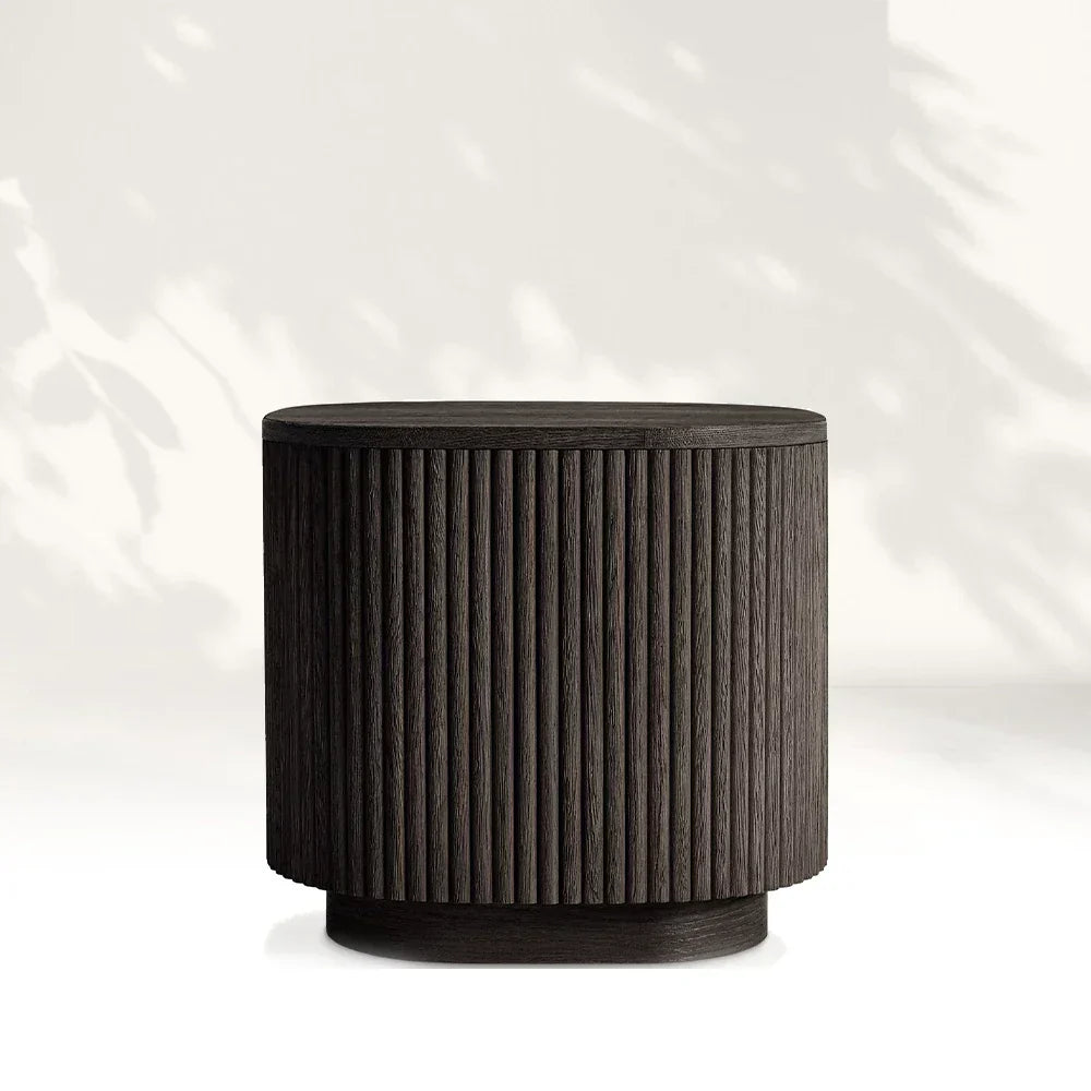 Mulho Wood Square Side Table