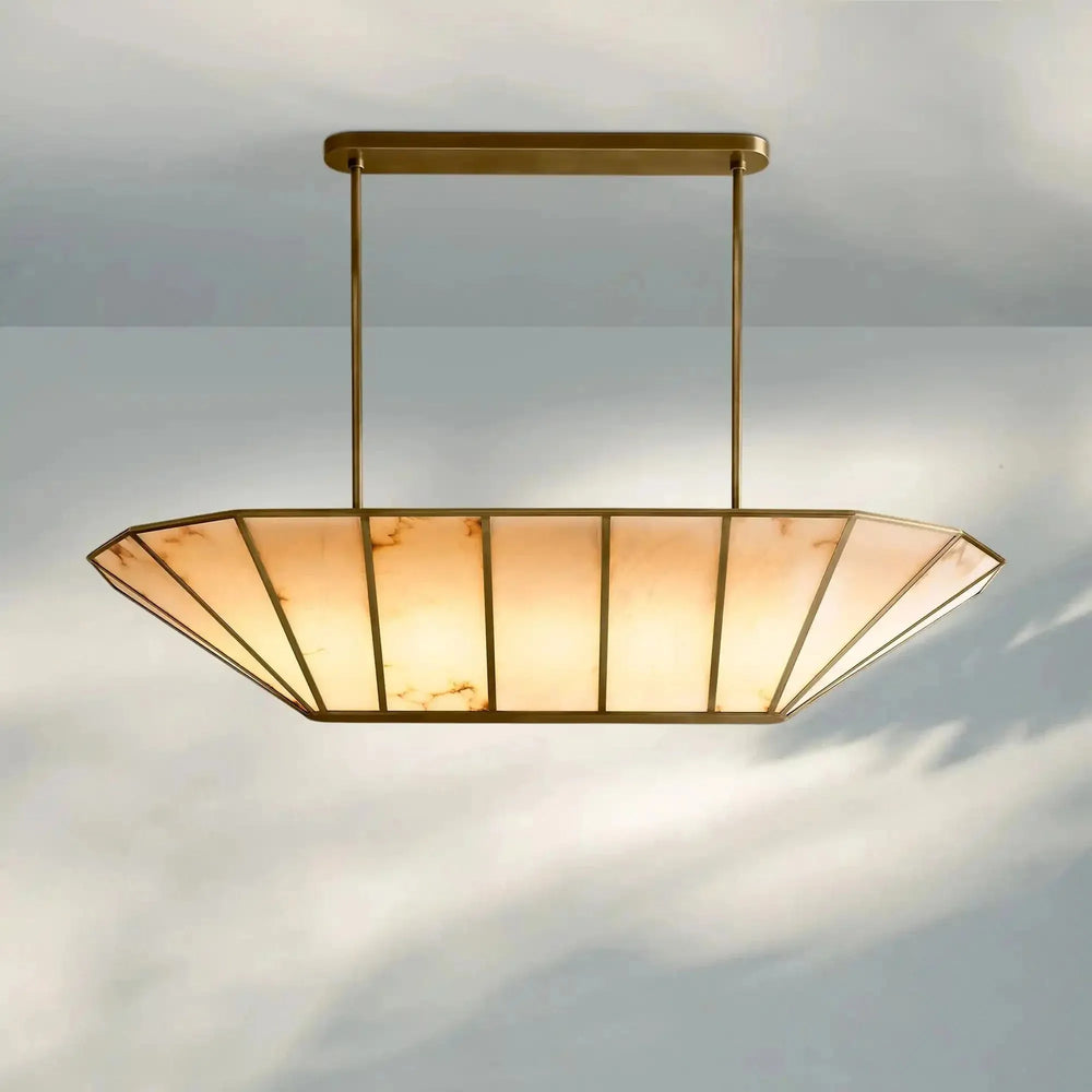 Lucette Linear Chandelier 52" 74" - Arialamps