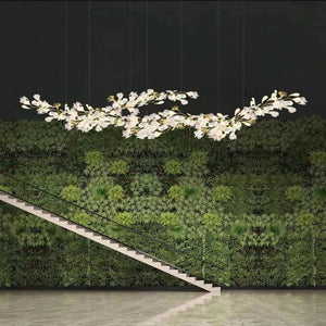 Luxury Ceramic Ginkgo Chandelier