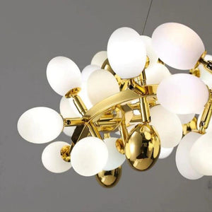 Luxury Escamoles Modern Linear Grape Chandelier-Arialamps