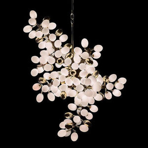 Luxury Escamoles Vertical Grape Chandelier-Arialamps