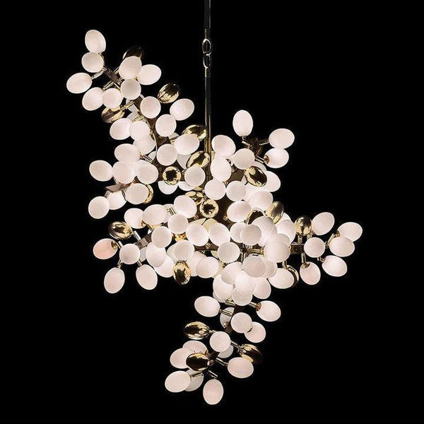 Luxury Escamoles Vertical Grape Chandelier-Arialamps