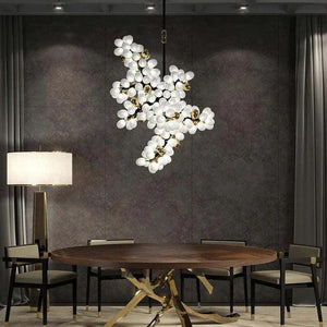 Luxury Escamoles Vertical Grape Chandelier-Arialamps