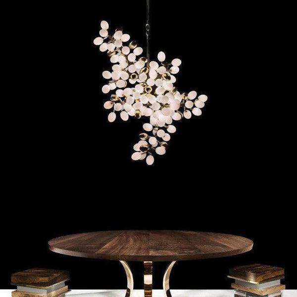 Luxury Escamoles Vertical Grape Chandelier-Arialamps