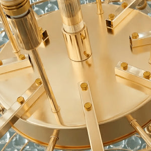 Luxury Extra Large Crystal Chandelier Round Ceiling Light Fixture for Foyer, Entryway & Entrance - Arialamps