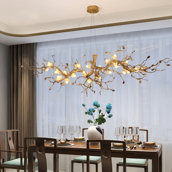 Luxury Flower Tree Branch Chandelier-chandeliers for dining room,chandeliers for stairways,chandeliers for foyer,chandeliers for bedrooms,chandeliers for kitchen,chandeliers for living room-Arialamps