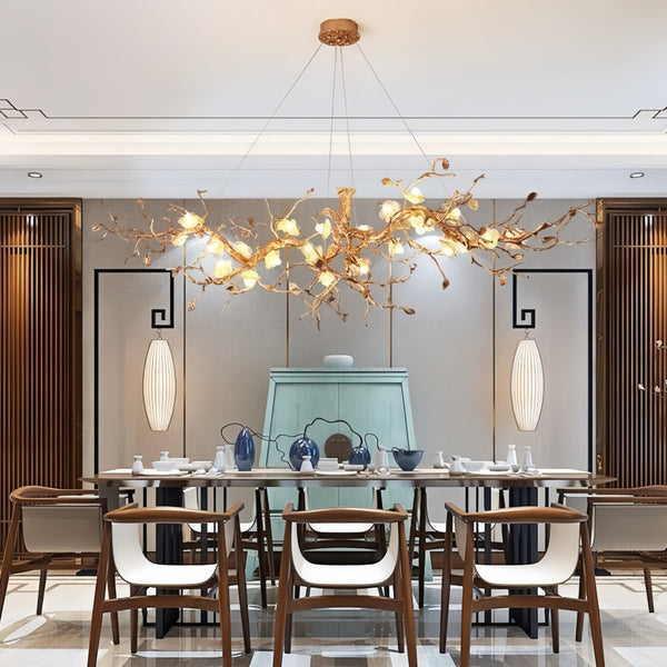 Luxury Flower Tree Branch Chandelier-chandeliers for dining room,chandeliers for stairways,chandeliers for foyer,chandeliers for bedrooms,chandeliers for kitchen,chandeliers for living room-Arialamps