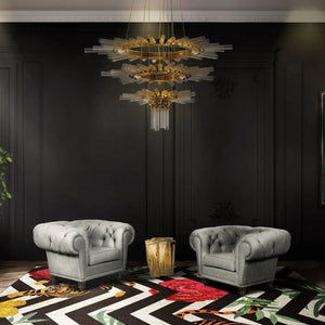 Luxury Kaida 88 Light Crystal Modern Chandelier - Arialamps