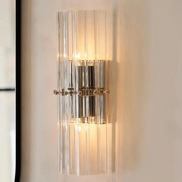 Mallory Glass Wall Sconce - Arialamps
