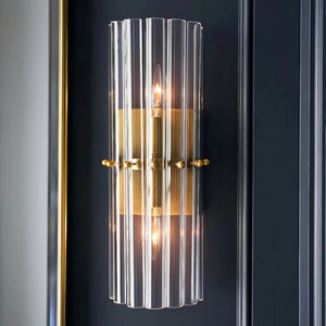 Mallory Glass Wall Sconce - Arialamps