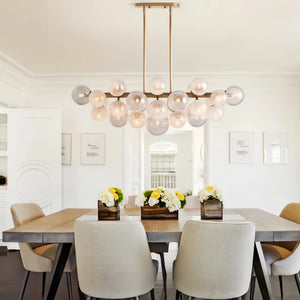 Mandoza Linear Chandelier-Lighting-Arialamps