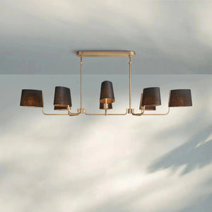 Martinean Linear Chandelier 54" 72" - Arialamps