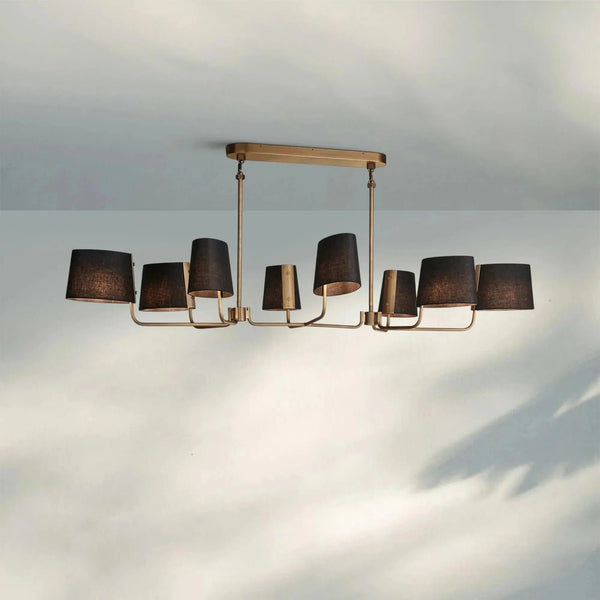 Martinean Linear Chandelier 54" 72" - Arialamps