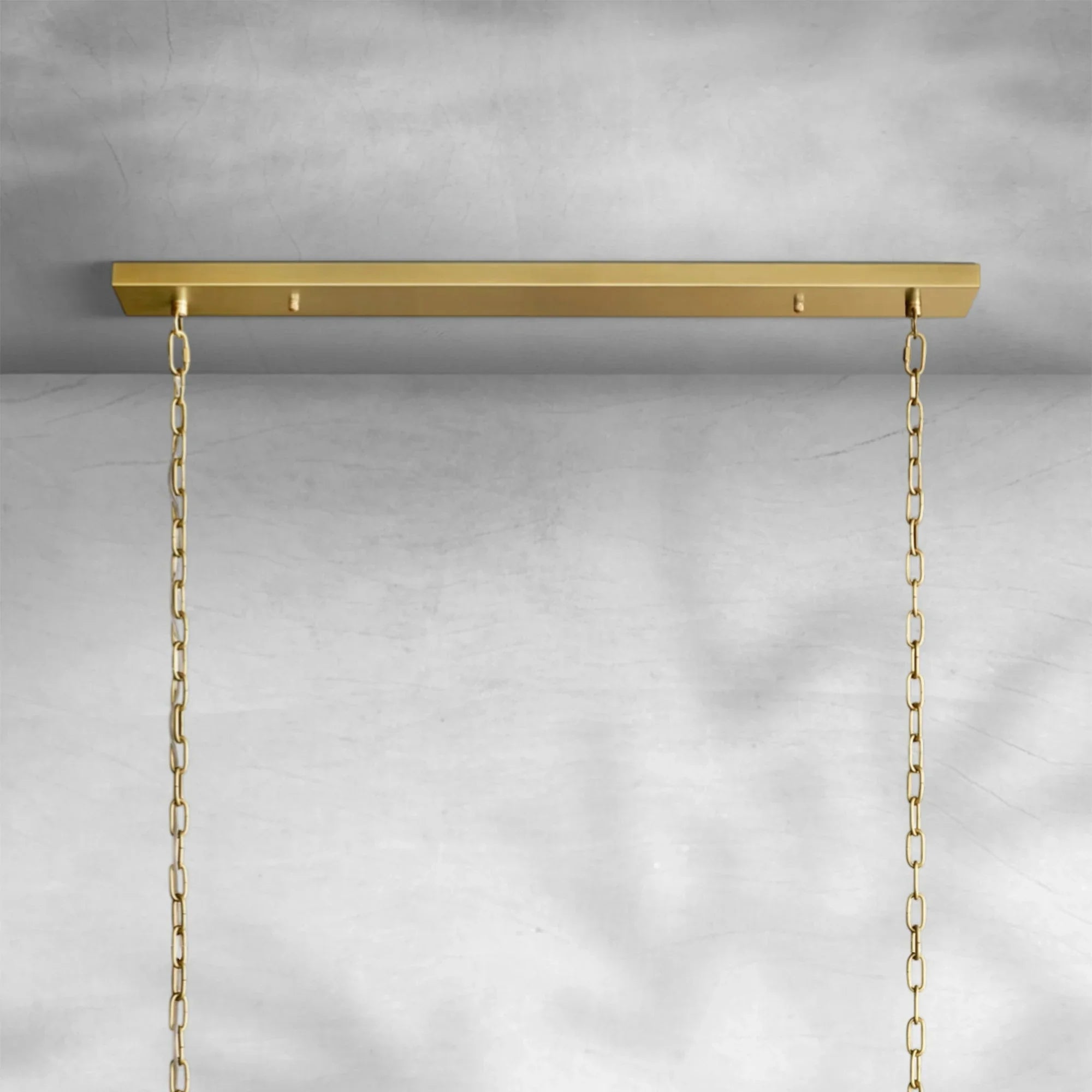 Sun Marcus Glass Rectangle Chandelier 72"