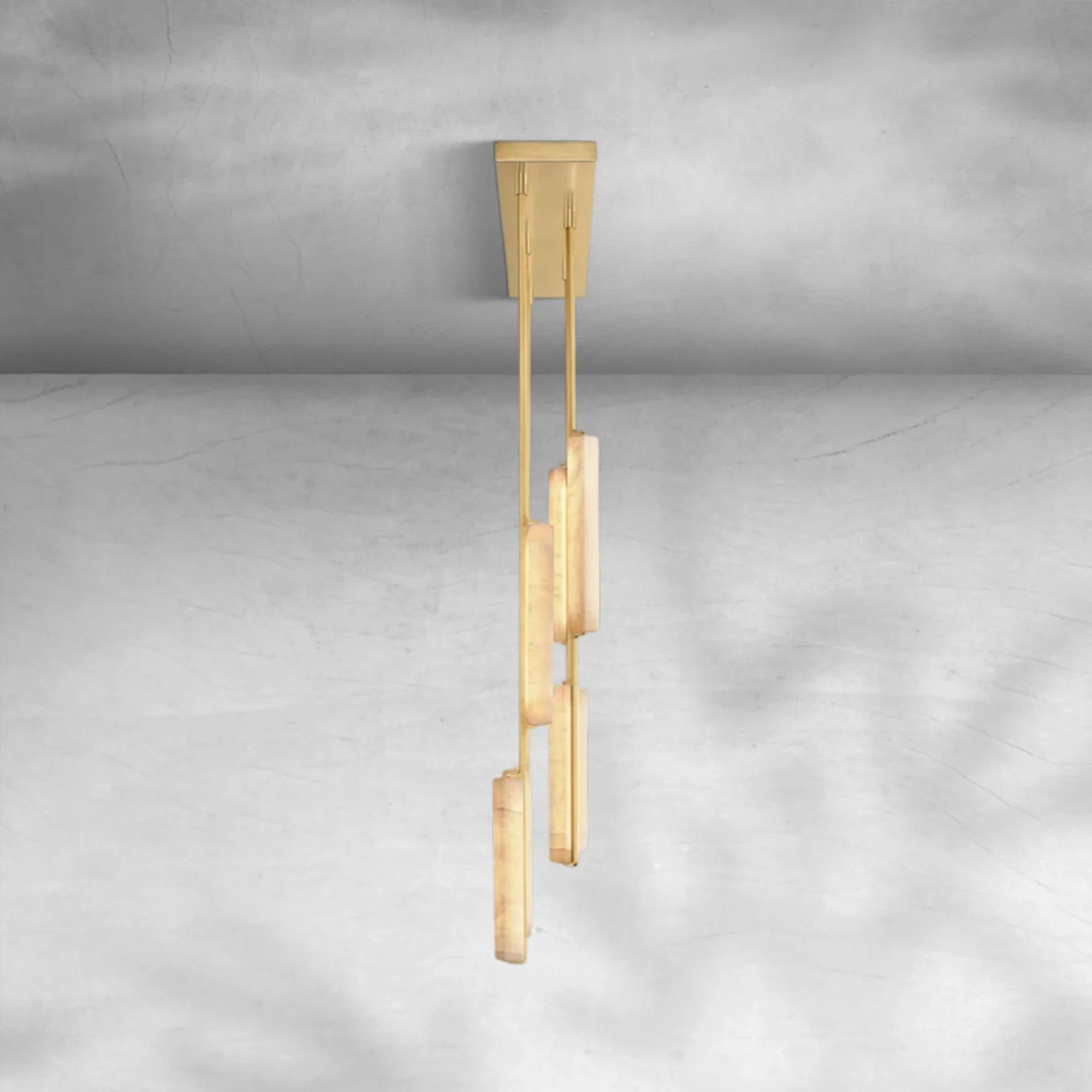 Auduban Alabaster Linear Chandelier