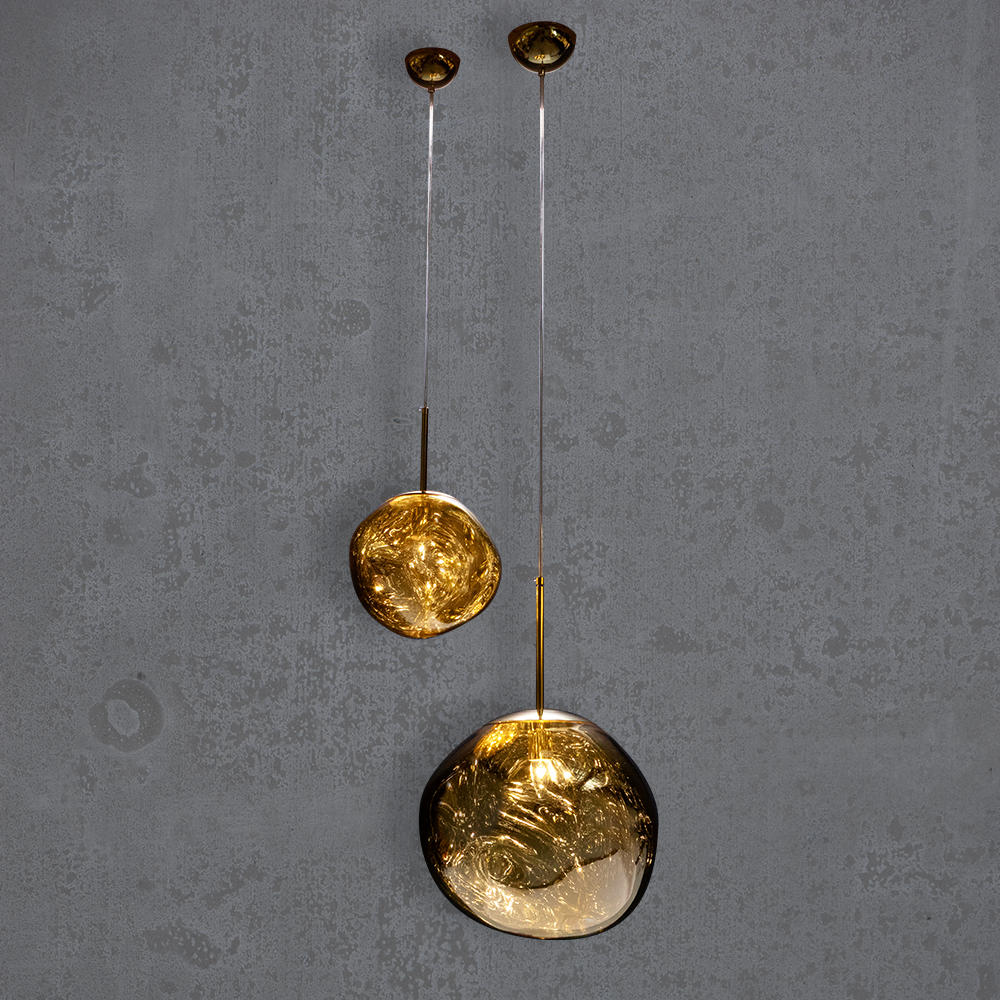 Aria Melrose Metallic Bubble Pendant Light