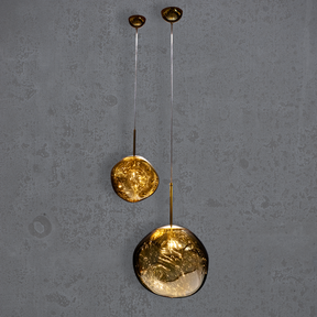 Aria Melrose Metallic Bubble Pendant Light