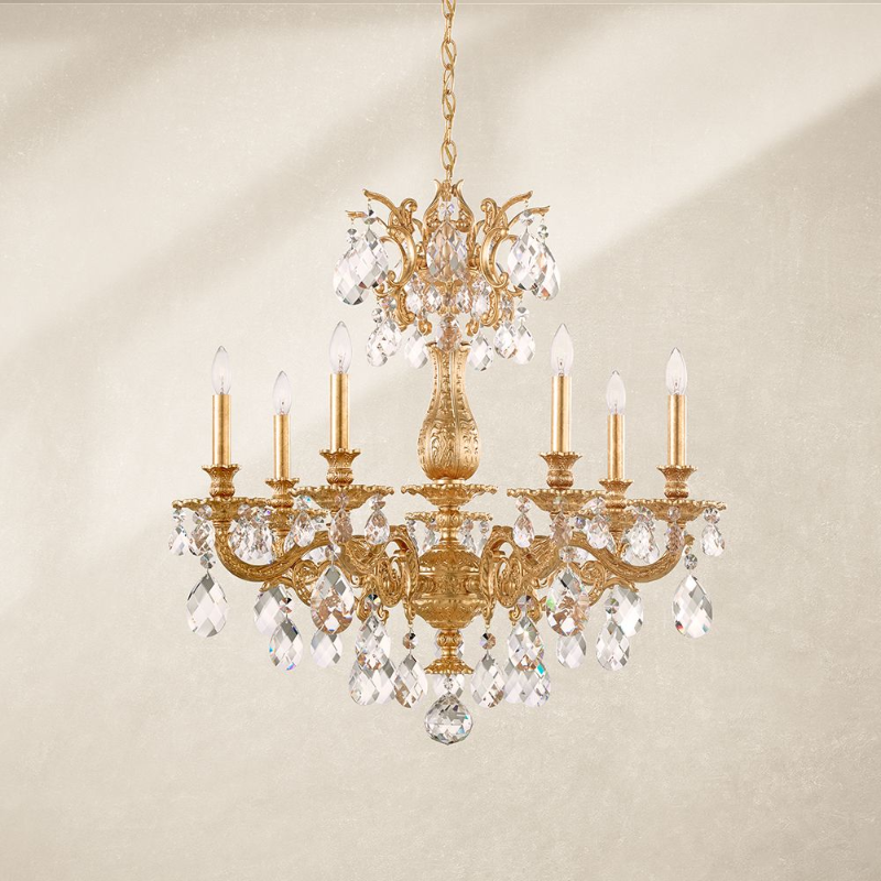 Aria 5677 Milano 7-lt 27" Chandelier