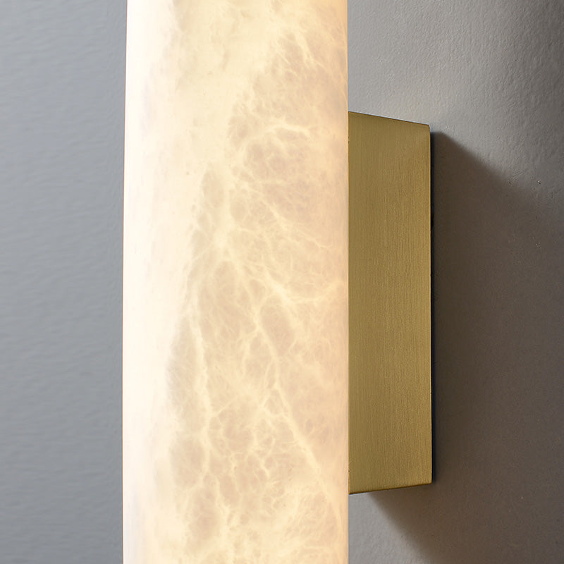 Modern Alabaster Melange Bathroom Sconce, Vanity Light chandeliers for dining room,chandeliers for stairways,chandeliers for foyer,chandeliers for bedrooms,chandeliers for kitchen,chandeliers for living room Kevinstudiolives Small Brass