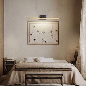 Modern Brass LED Wall-Mounted Vanity Light for Bathroom Mirrors