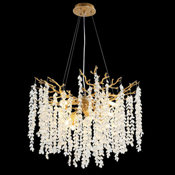 Michelli Modern Crystal Tree Branch Chandelier for Living Room