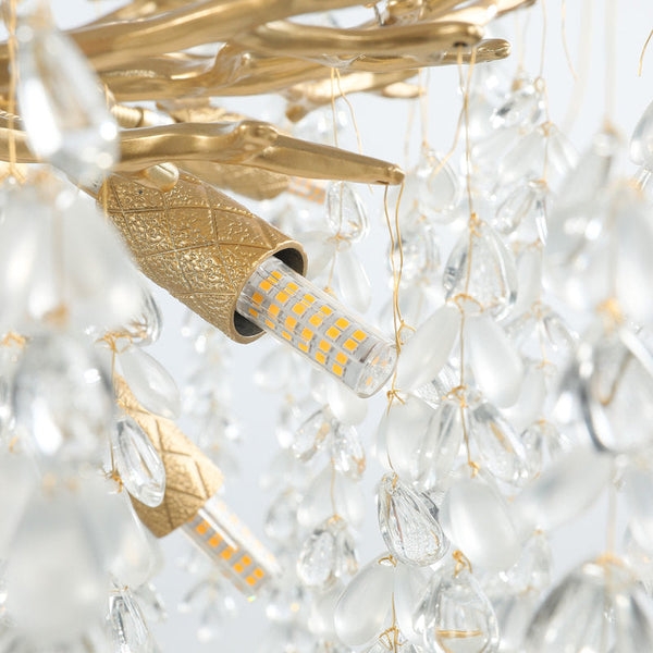 Michelli Modern Crystal Tree Branch Chandelier for Living Room