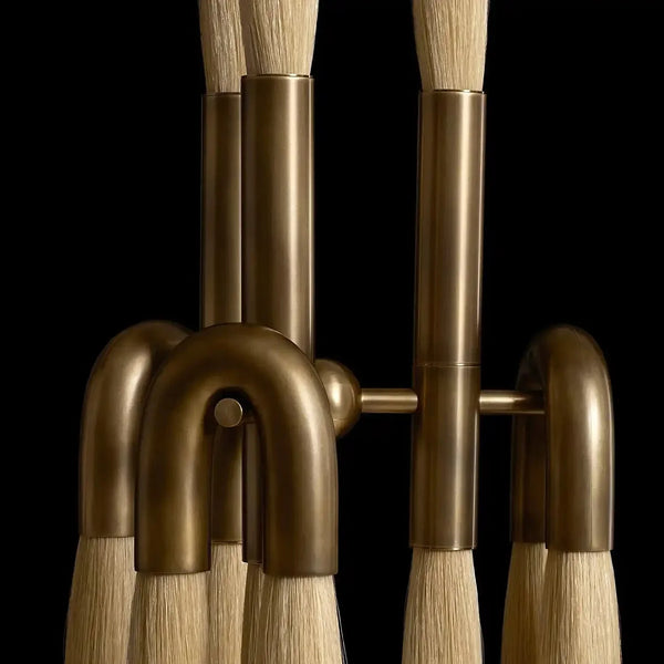 Modern Heritage Horsehair 9 - Light Pendant Unique Luxury Light Fixture - Arialamps