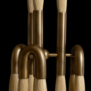 Modern Heritage Horsehair 9 - Light Pendant Unique Luxury Light Fixture - Arialamps