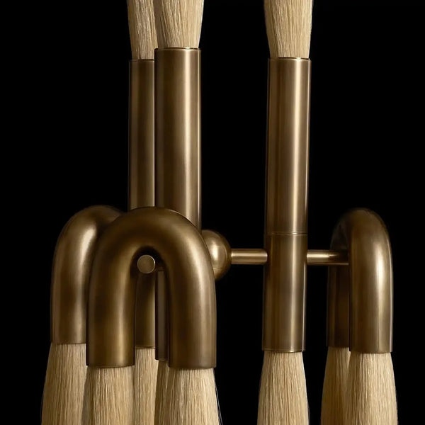 Modern Heritage Horsehair 9 - Light Pendant Unique Luxury Light Fixture - Arialamps