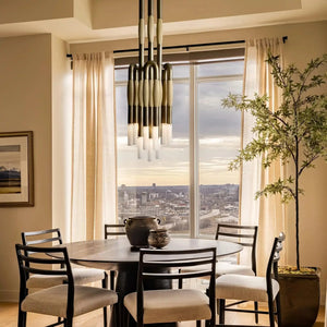 Modern Heritage Horsehair 9 - Light Pendant Unique Luxury Light Fixture - Arialamps