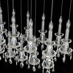 Modern Linear Crystal Lighting - Arialamps