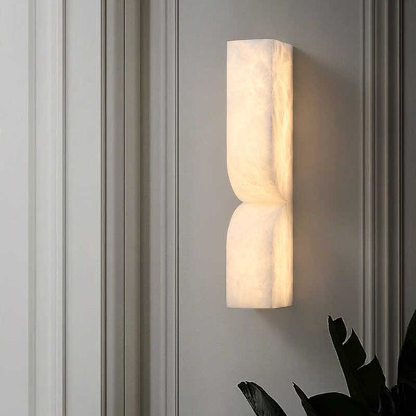 Modern Luxe Brass Natural Alabaster Wall Sconce for Entryway chandeliers for dining room,chandeliers for stairways,chandeliers for foyer,chandeliers for bedrooms,chandeliers for kitchen,chandeliers for living room Kevinstudiolives