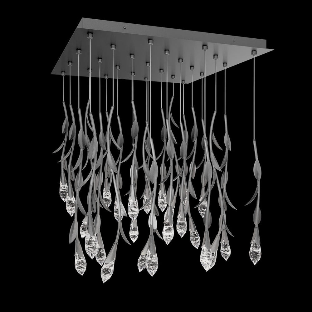 Modern Luxury Floating Branches Floral Crystal Chandelier-Arialamps