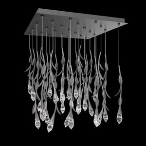 Modern Luxury Floating Branches Floral Crystal Chandelier-Arialamps