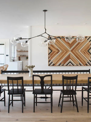 Modern Sputnik Smoky Gray/Amber Glass Branch Chandelier for Kitchen Island/Dining Room-Chandeliers-Arialamps