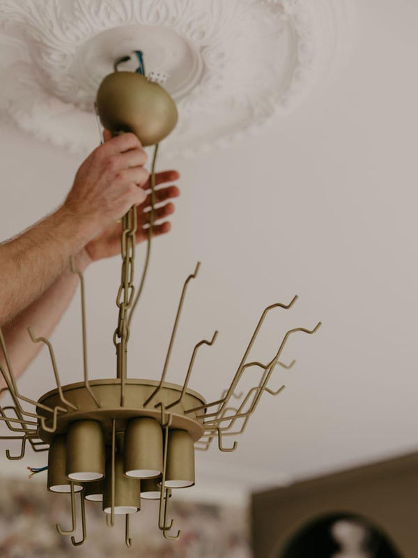 Murano Chandelier – 36 tubes – Alabaster white-Arialamps