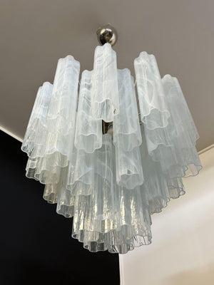 Murano Chandelier – 36 tubes – Alabaster white-Arialamps
