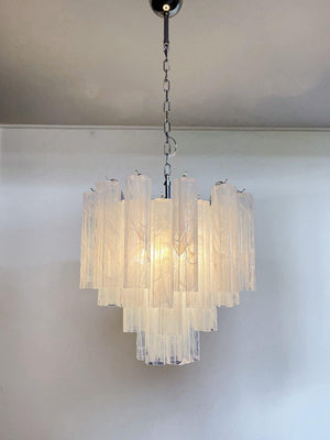 Murano Chandelier – 36 tubes – Alabaster white-Arialamps