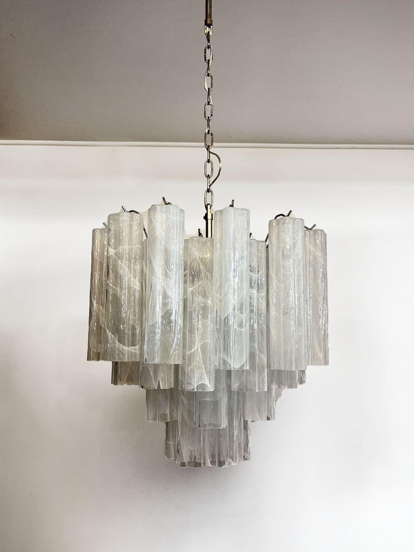 Murano Chandelier – 36 tubes – Alabaster white-Arialamps