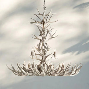 Natural Antler Chandelier 48"