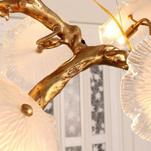 Nenufar Blooming Chandelier-chandeliers for dining room,chandeliers for stairways,chandeliers for foyer,chandeliers for bedrooms,chandeliers for kitchen,chandeliers for living room-Arialamps