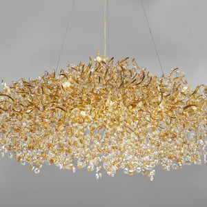 New Modern Light Luxury Branch Crystal Chandelier for Dining /Living Room-Chandeliers-Arialamps